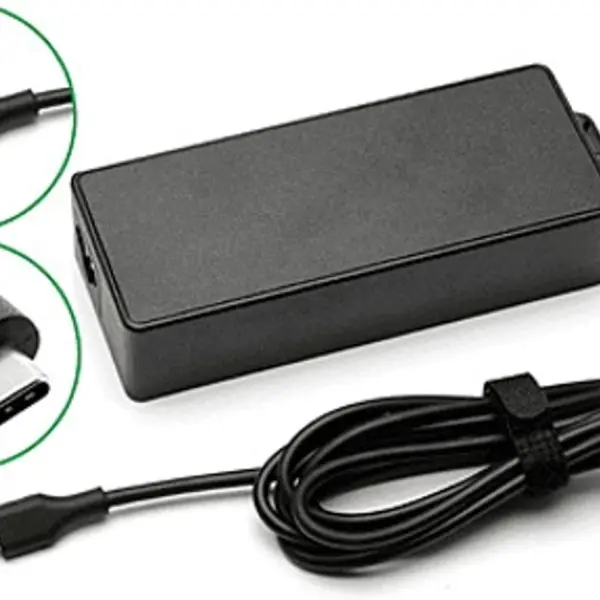 HP Laptop 20V Type-C Pin Laptop Charger for With Power Cord 65W Adapter