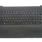 New Body HP 15-AY 15-AC 15-AF TouchPad Palmrest with Keyboard Black