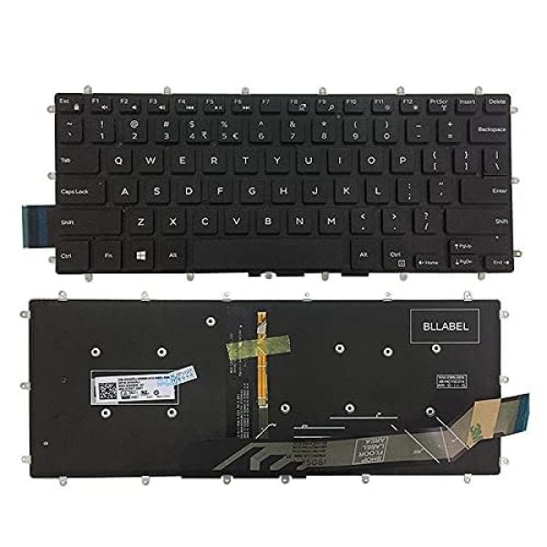 Keyboard for DELL Inspiron 13 5000 5368 5378 7375 7460 5568 7560 7569 7572 5370 7370 7373 7573-Without Frame(With Backlit & Without)