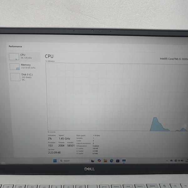Dell laptop i510th generation