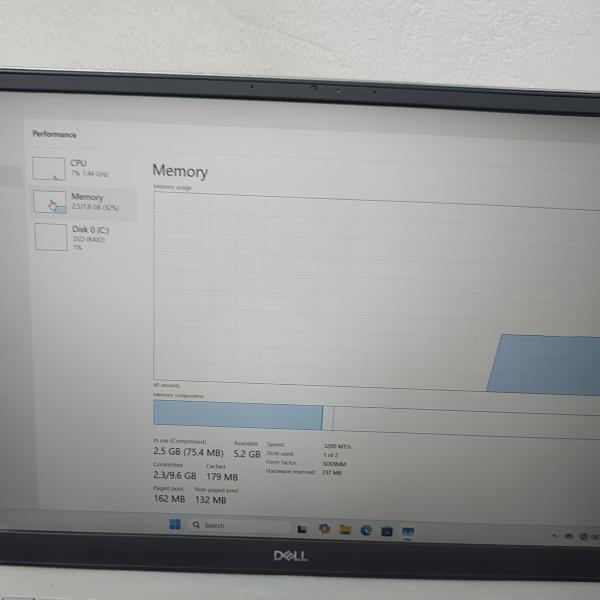 Dell laptop i510th generation