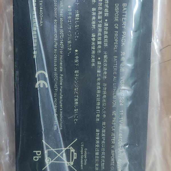 Laptop battery laptop battery bps24