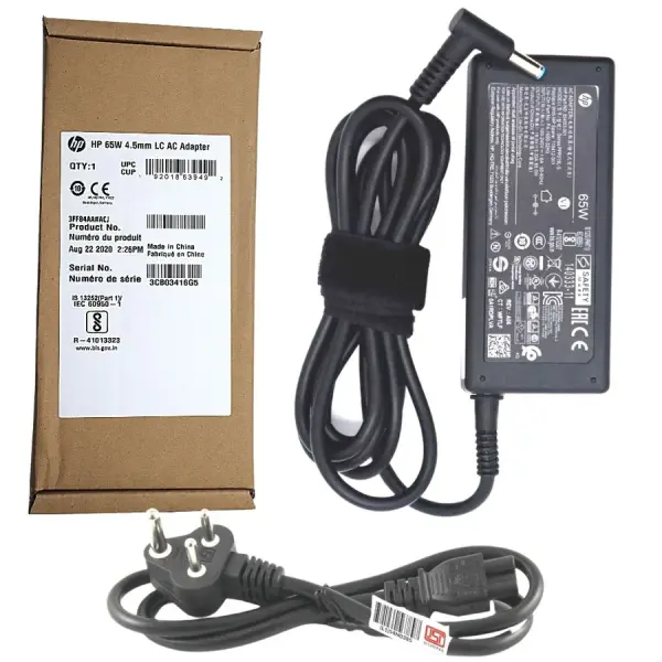 Charger for HP 15-AC 15-AF 15-AY 15-BA 15-BN 250G4 255G4 256G4 250G5 255G5 Laptop Charger HP Blue pin 65w Orignal/Compatible