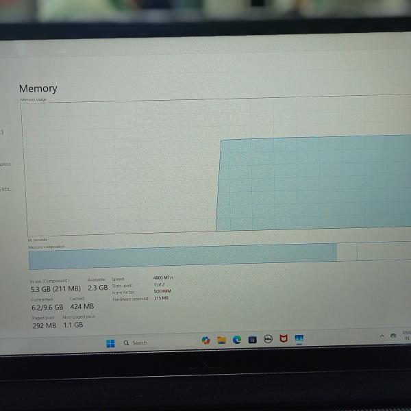 Dell G-15 i5 12th gen rtx-3050