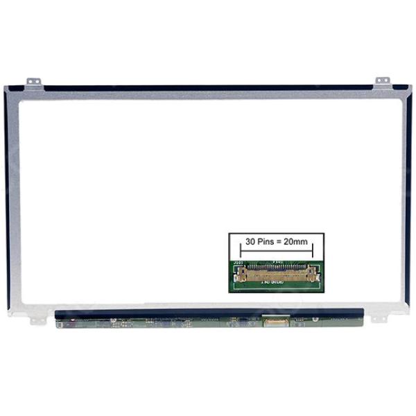 Laptop Screen 15.6 30 pin WXGAHD LCD LED Widescreen full size WXGAHD (1366 x 768), 30 pin connector size