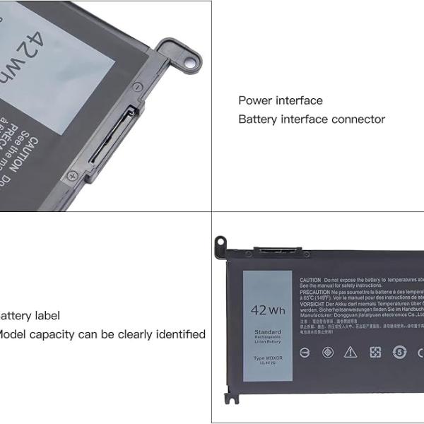 Orignal / Compatible For Vostro 3480 3580 5468 5568 P69G 3CRH3 T2JX4 FC92N WDXOR Laptop Battery